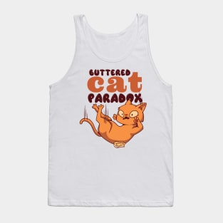 Funny Cat Design Tank Top